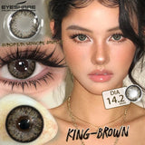 1 Pair Color Contact Lenses for Eyes Black Pupils Brown Lenses High Quality Gray Eye Lenses Beauty Makeup Blue Lenses