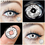 1pair Cosplay Color Contact Lenses for Eyes AYY Series Fashion Makeup Red Blue Lens Yearly Use Beauty Makeup for Eyes