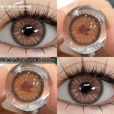 Natural Colored Contact Lenses Fashion Blue Eyes Lenses Gray Beautiful Pupils High Quality Brown Makeup Eyes Contacts