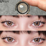 Popxstar Color Contact Lenses with Diopters Korean Eye Contacts Lenses Colorcon Black Lenses High Quality Natural Optical Lenses