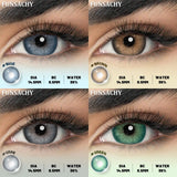 1 Pair NEW Colored Pupils Makeup Green Contact Lenses Beauty Women Colored Pupils Cosmetic Brown Natural Lenses Yearly