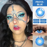 Popxstar  Cosplay Vampire Red Contact Lenses Anime Cosplay Halloween Lenses Cosmetic Colorful Multicontacts White Black Softlens
