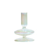 Popxstar 1pc Glass Vases Nordic Candlestick Wedding Decoration Christmas Decoration Candle Stick Holder Home Decor Flower Vase