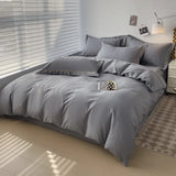 Popxstar  Luxury Bedding Duvet Cover Set 400 TC Egyptian Cotton 1pc Quilt Cover and 2pc Pillowcase Soft Durable Comforter Cover All Season