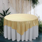 Popxstar Rose Gold Glitter Sequin Wedding Table Cloth Rectangular Table Cover Tablecloth For Birthday Party Home Decoration Custom Size