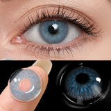 Popxstar  Eye Contacts 1pair PATTAYA-GRAY Color Lenses Colored Contact Lens Beauty Eyes Cosmetic Eyecontact Contactlen