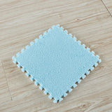 Popxstar 1-20pcs Soft Suede Carpet  Anti-slip and Shockproof Sports Fitness Mat EVA Foam Puzzle Warm Carpet Children's Room Baby Play Mat