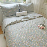 Popxstar  Pure Cotton Summer Cooling Duvet 1-Piece Lace Soybean Fiber Airable Cover