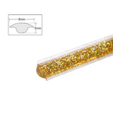 Popxstar 6M/Roll Self-Adhesive Ceramic Tile Gap Tape Edge Strips Kitchen Sink Gap Tape Toilet Stickers Gold Edge Line Decoration Strip