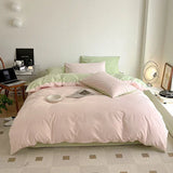 100% Cotton Duvet Cover Set Double Skin Friendly Quilt Cover Set Comforter Covers Pillowcase Bedding Set Custom Size No Sheets