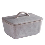 Popxstar  Vintage Ceramic Butter Box Butter Dish Square Cream Box with Lid Plate Multi Functional Cheese Storage Box Kitchen Accessories