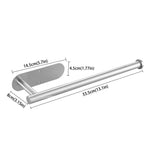 Popxstar Self Adhesive or Drilling Paper Towel Holder Under Cabinet Paper Towel Holder Stainless Steel Wall Mounted Paper Towel Holder