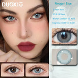 Popxstar  1Pair Color Contacts Lenses Myopic Prescription-0.00to-8.00 Gray Beauty Pupils Big Eyes Colored Makeup Lens Fast Delivery