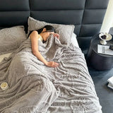 Popxstar Butterfly Jacquard Plush Blanket Summer Conditioning Bedding Nap Blanket Office Sofa Nap Blankets Soft Comfortable Bed Blankets