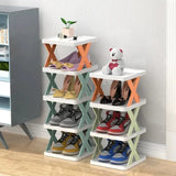 Popxstar Super Load-bearing Shoe Rack Multi-layer Space-saving DIY Household Organizer Simple Multi-functional Economic Shoe Storage Rack
