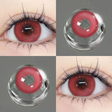 Popxstar  1Pair New Color Contact Lenses for Eyes with Diopters Degree Green Lens Nature High Quality Blue Beauty Pupil Cosmetic