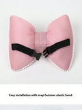 1pc Ergonomic Car Headrest Lumbar Neck Pillow - Comfortable Polyester, Enhances Driving Experience
