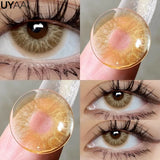 Color Contact Lenses for Eyes Beauty Blue Eye Color Makeup Green Lenses Korean Fashion Natual Brown Big Eye Lenses