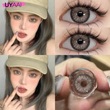 14.5mm Big Black Lenses Colored Contact Lenses Brown Natural Look Lenses Soft Colored Pupils Beauty Cosmetics large black