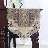 Lace fabric Embroidery table runner European American style dustproof tablecloth for Dressing table, dining table, coffee table