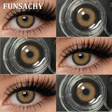 1 Pair Contact Lenses Big Brown Lenses for Eyes Beauty Pupils Comestic Eye Color Len Korean Pupils Makeup Accessoriess