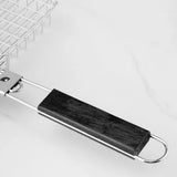 Barbecue Tools Folding Handle BBQ Grill Basket Non Stick Carbon Steel Grill Basket Multi-Functional Grill Mesh Outdoor Grill