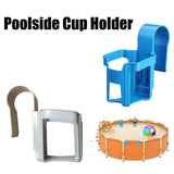 Popxstar Pool Drinks Holder Swimming Pool Water Cup Hanger Holder for Bathroom Tub Poolside Cup Hanger Rack Swim Pool Party Accessories