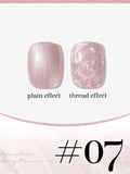 New Pearlescent Pearl White Thread Gel Nail Polish UV/LED Soak Off Gel, Suitable For Home Nail Salon For Wedding Gift