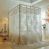 New Summer 2 Layers Mosquito Net for Home Decor with Bracket Princess Palace Bed Curtain Tent for Girls Room