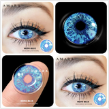 1pair Cosplay Color Contact Lenses for Eyes AYY Series Fashion Makeup Red Blue Lens Yearly Use Beauty Makeup for Eyes