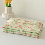 Comforter Botanical Flowers Garden Ultra Soft & Breathable 100%Nature Cotton Bedding Sets With Flat/Fitted Sheet 2 Pillowcases