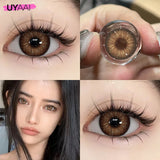 14.5mm Big Black Lenses Colored Contact Lenses Brown Natural Look Lenses Soft Colored Pupils Beauty Cosmetics large black