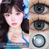 1Pair New Color Contacts Lenses Fashion Soft Blue Green Eyes Contacts Gray Beauty Pupils Brown Eyes Lenses Fast Shiping