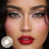 New Color Contact Lens Natural Pupils Green Lens Makeup Colored Pupils Gray Contact LensesCosmetics Natural Pupils