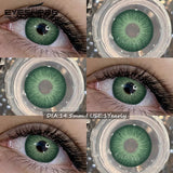 1Pair Natural Colored Contact Lenses Gray Pupils Lens Blue Eye Lenses Brown Makeup Lenses Green Contacts Color Eye Lens