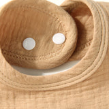 Popxstar Pure Cotton Gauze Baby Bib Soft Breathable U-Shaped Saliva Towel for Infants Comfortable And Airy Neck Cover for Babies