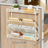 Hanging Mount Document Organization Stand Desktop Vertical Mail Paper Folder Holder Rack Desk File Organizer Mesh Magazine Rack