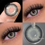 Big Eyes Black Lenses Natural Color Contact Lenses Blue Eye Lens Gray Beauty Pupil Yearly Green Colored Eyes Contacts