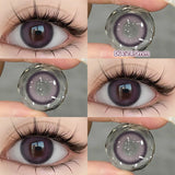 Popxstar  -1 Pair Myopia Color Contact Lenses for Eyes with Prescription Makeup Eye Color Lenses Beauty Pupils Fashion Blue Lenses