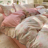 Popxstar  100% Cotton Duvet Cover Comforter cover Floral Style Bedding Quilt Cover housse de couette Bedclothes Bedspread 150x200 220x240