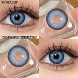 1 Pair contact lenses for eyes color eye contacts brown gray lens beautiful pupils for makeup yearly use