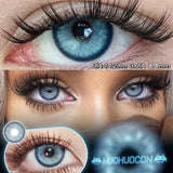 Popxstar  Korea Colorful Contact Lenses Grey Beautiful Pupil Soft Lenses Eye Makeup Blue Lenses Yearly Cosmetics Color EYe
