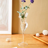 Popxstar  Unique Cocktail Glasses Set Creative Wine Glass Twisted Design Transparent Art Barware for Whiskey Cocktail Fun Home Bar Decor