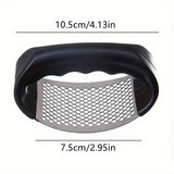 Popxstar Stainless Steel Garlic Press Mincer Soft Handle Professional Kitchen Tools for Effortless Garlic Crushing Garlic Crusher