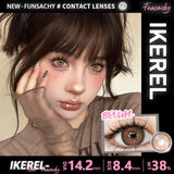 Popxstar  1 Pair Colored Contact Lenses Eye Color Lenses Natural Lenses Pupils Brown Blue Grey Fashion Lens Yearly Cosmetics Lens