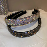 Popxstar Full Rhinestone Hairband Flash Temperament Headband simple personality Hair Accessories