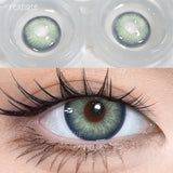 Popxstar New Colored Contact Lenses for Eyes 1 Pair Fashion Blue Eyes Lenses Brown Contacts Green Lenses Yearly Gray Contacts