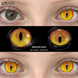 Popxstar  Cosplay Contact Lenses Makeup Colored Pupils Cosmetics Black Lenses Halloween Green Contact Lenses  White Pupils Red lens