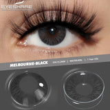 2pcs Natural Black Contact Colored Contact Lenses for Eyes Brown Makeup Lenses Yearly Gray Beautiful Pupils Blue Lens