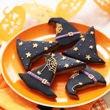 Popxstar 6pcs Halloween Cookie Cutter Mold Pumpkin Ghost Bat Biscuit Chocolate Molds Baking Cake Decorating Tool Halloween Party Supplies